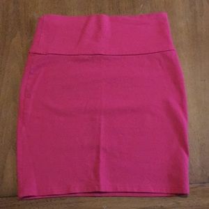 Pink skirt
